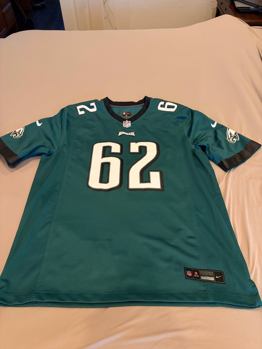 Philadelphia Eagles Jason Kelce #62 Nike NFL Jersey – Men’s XL